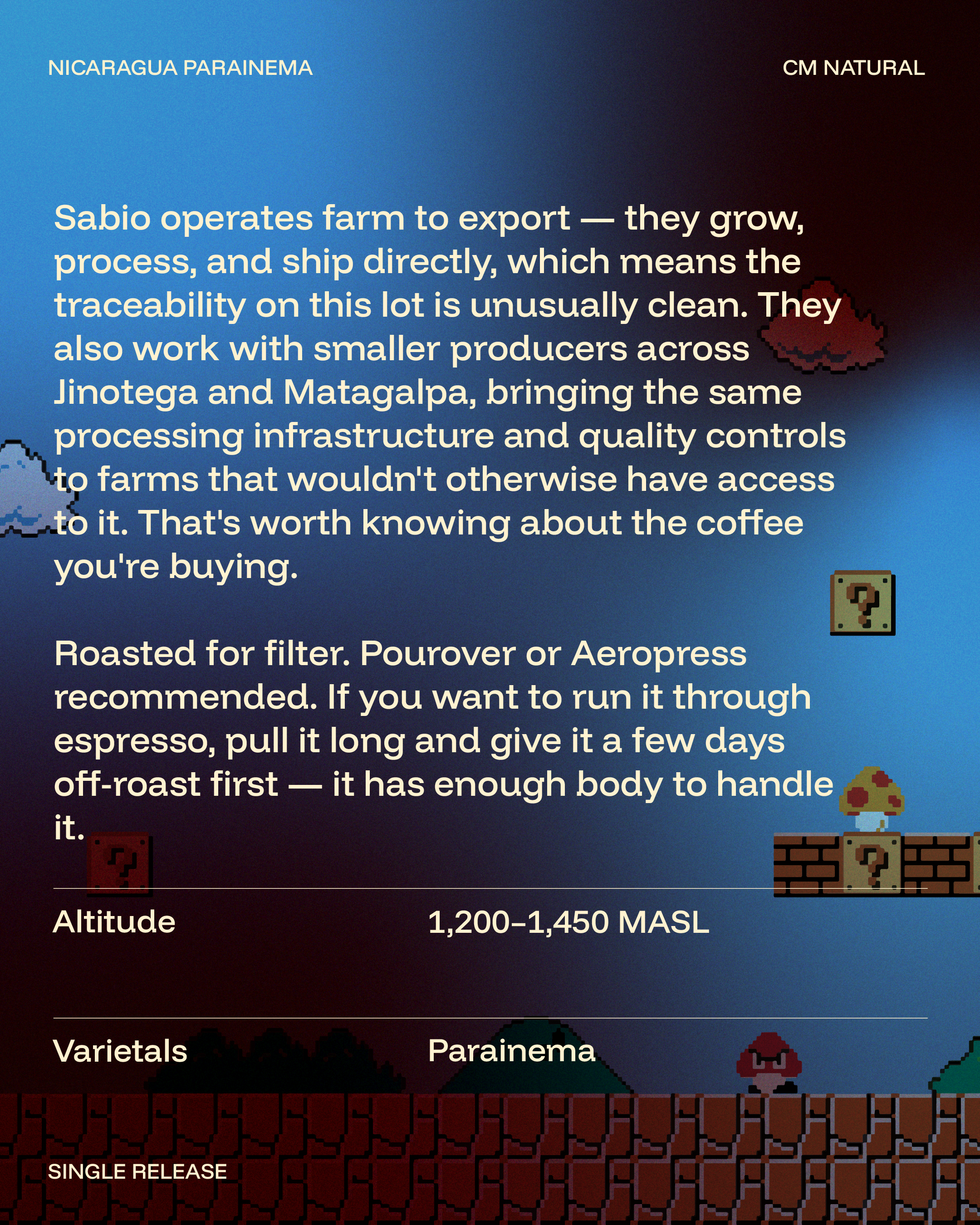 Nicaragua - Parainema CM Natural