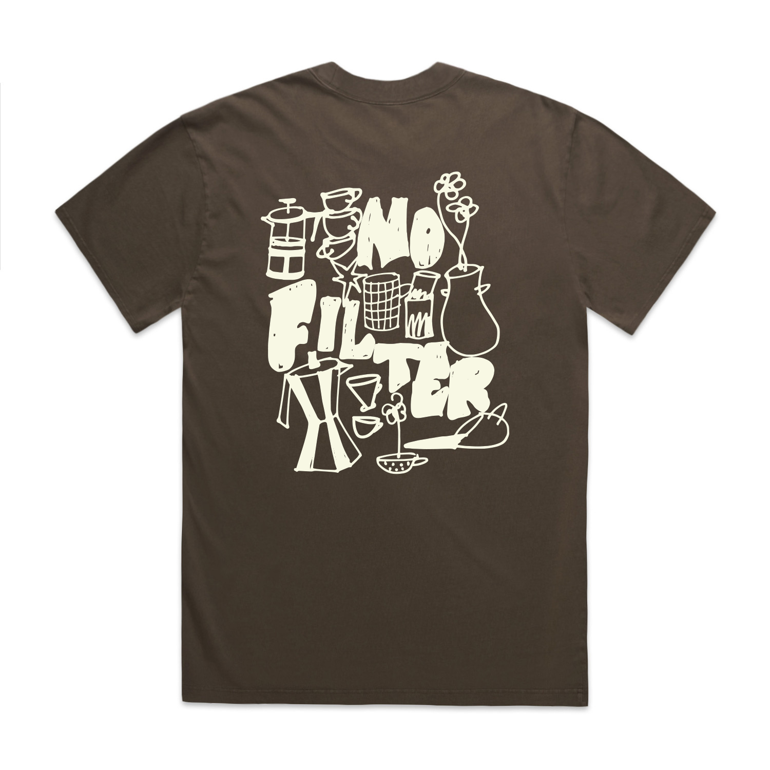 'No Filter' Heavy Washed T-Shirt