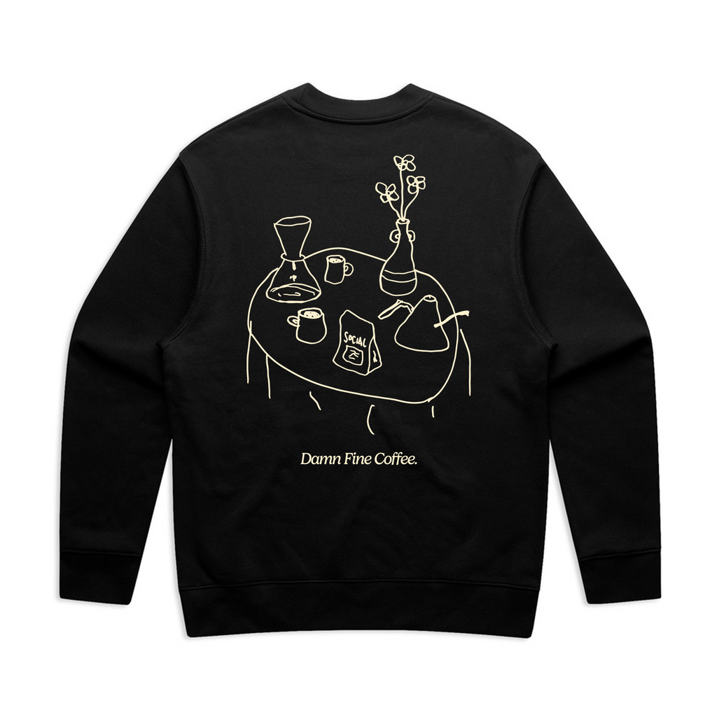 'Brunch' Jumper (Women's Cut) - Social Espresso