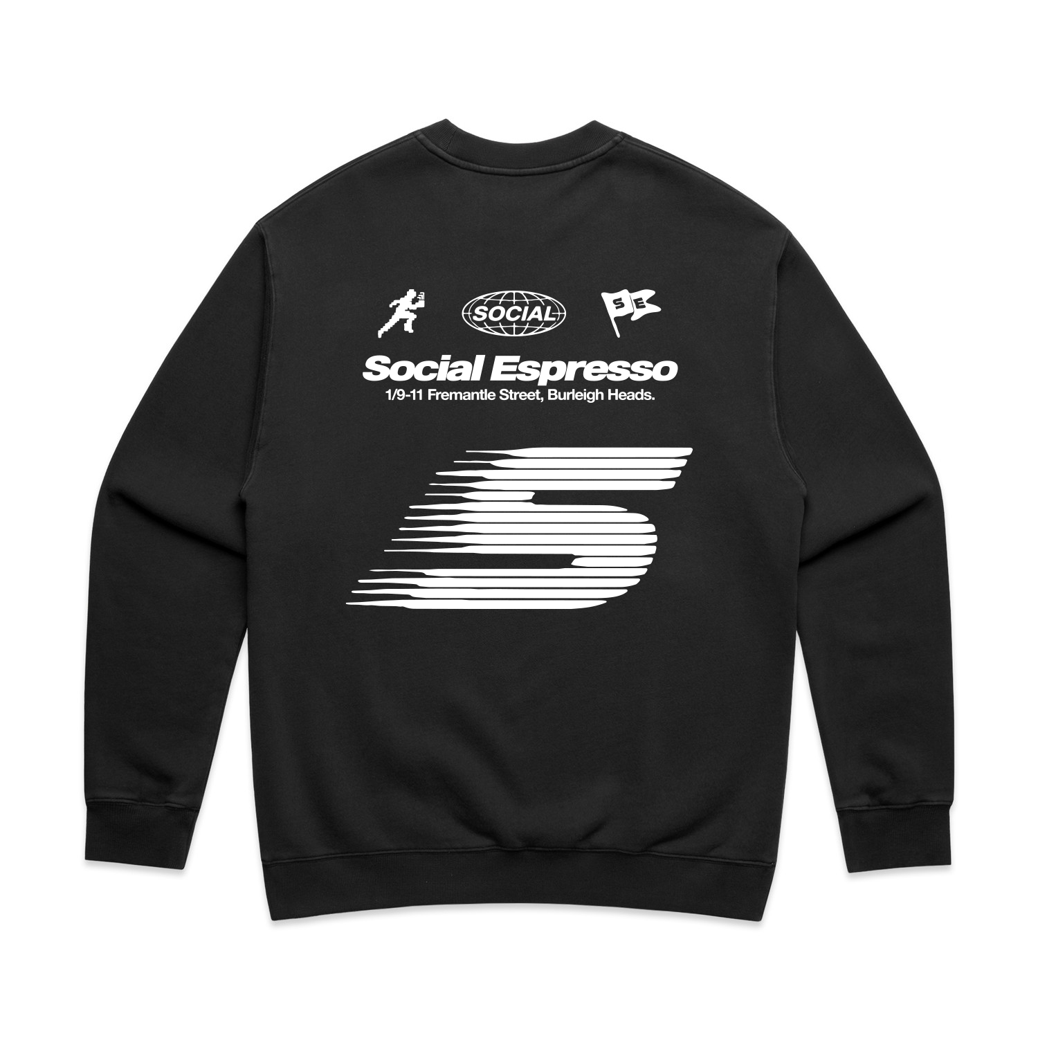 'Fast' Faded Relaxed Jumper (Men's)