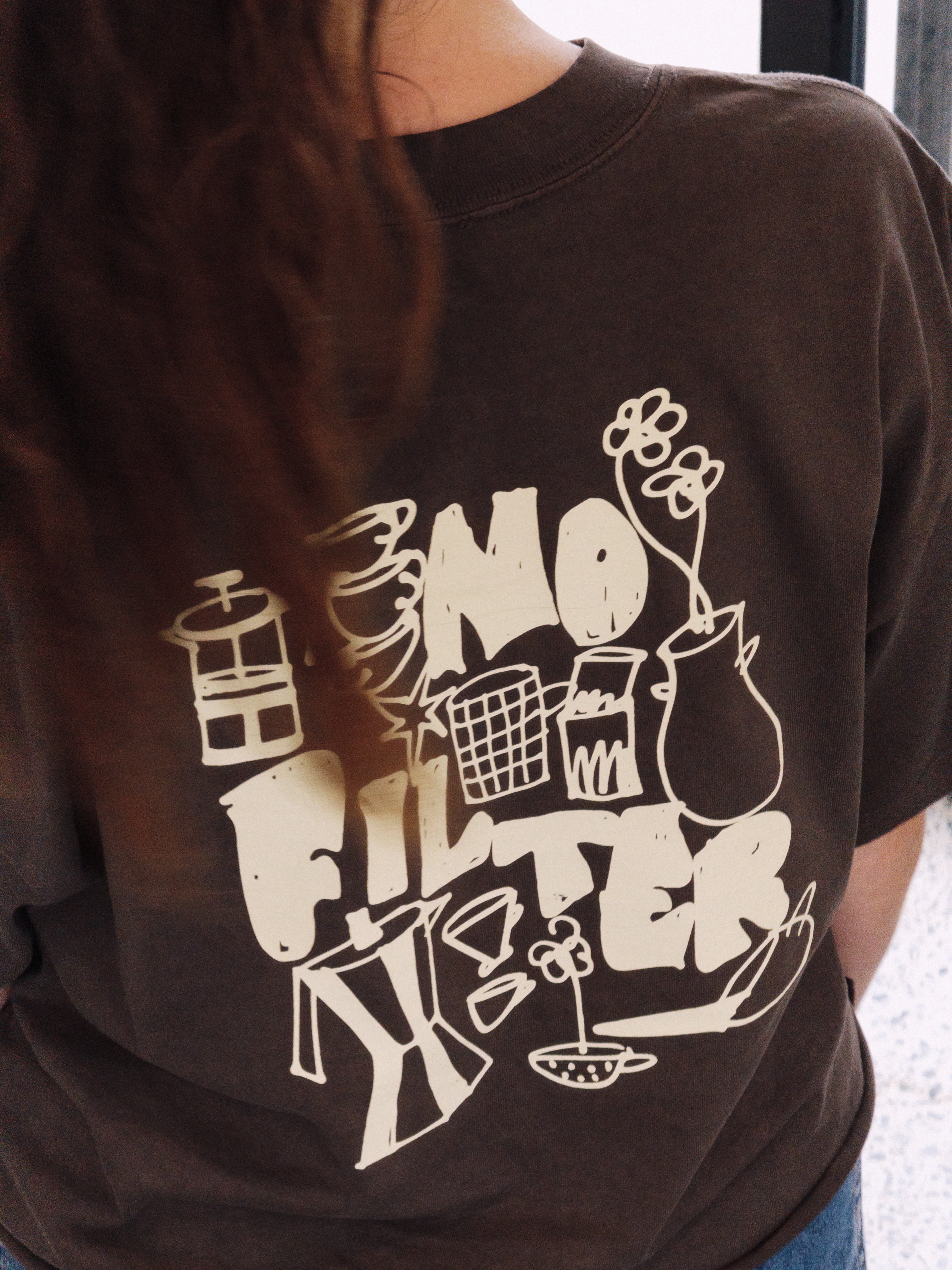 'No Filter' Heavy Washed T-Shirt