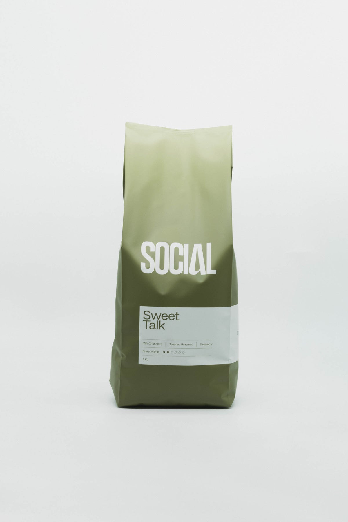 Sweet Talk espresso blend coffee bag, Social Espresso